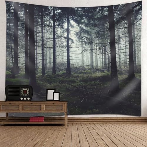 Décoration murale nature forêt brumeuse pour apaiser votre espace