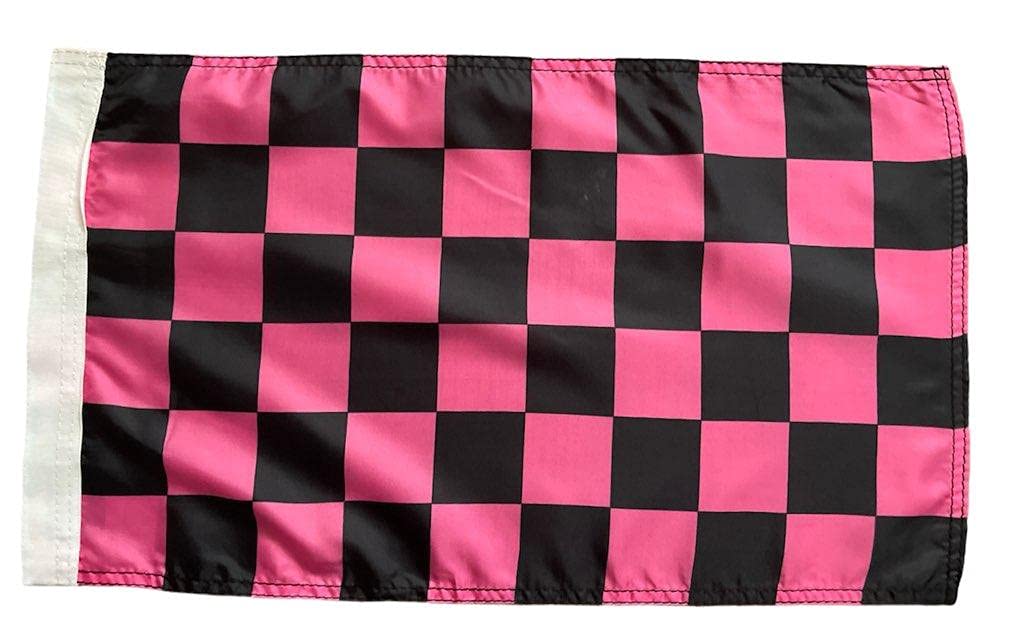 JLP Maverick X3 Polaris Tundra Dunes 6' ATV Whip Flag Glamis Can-am Checkers Pink