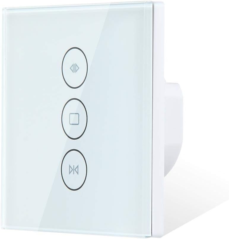 Teekar [UPGRADED] Roller Shutter Timer Blinds Switch Wifi Compatible with Alexa Echo and Google Assistant, Shutter Clock Clock Switch for Roller Shutter Motor Tubular Motor Shutter Drive