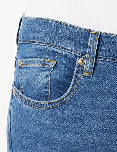 7 For All Mankind Damen Jsvuc460 Jeans, Light Blue, 24 EU