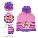 Disney Girls Princess Winter Hat, Scarf, & Kids Gloves Set For Ages 4-7, Pink/Purple