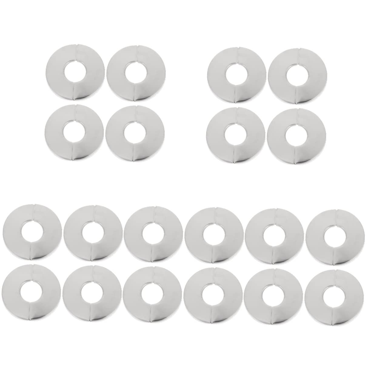 Placas escutcheon decorativas de acero inoxidable cubiertas redondas para válvulas de pared