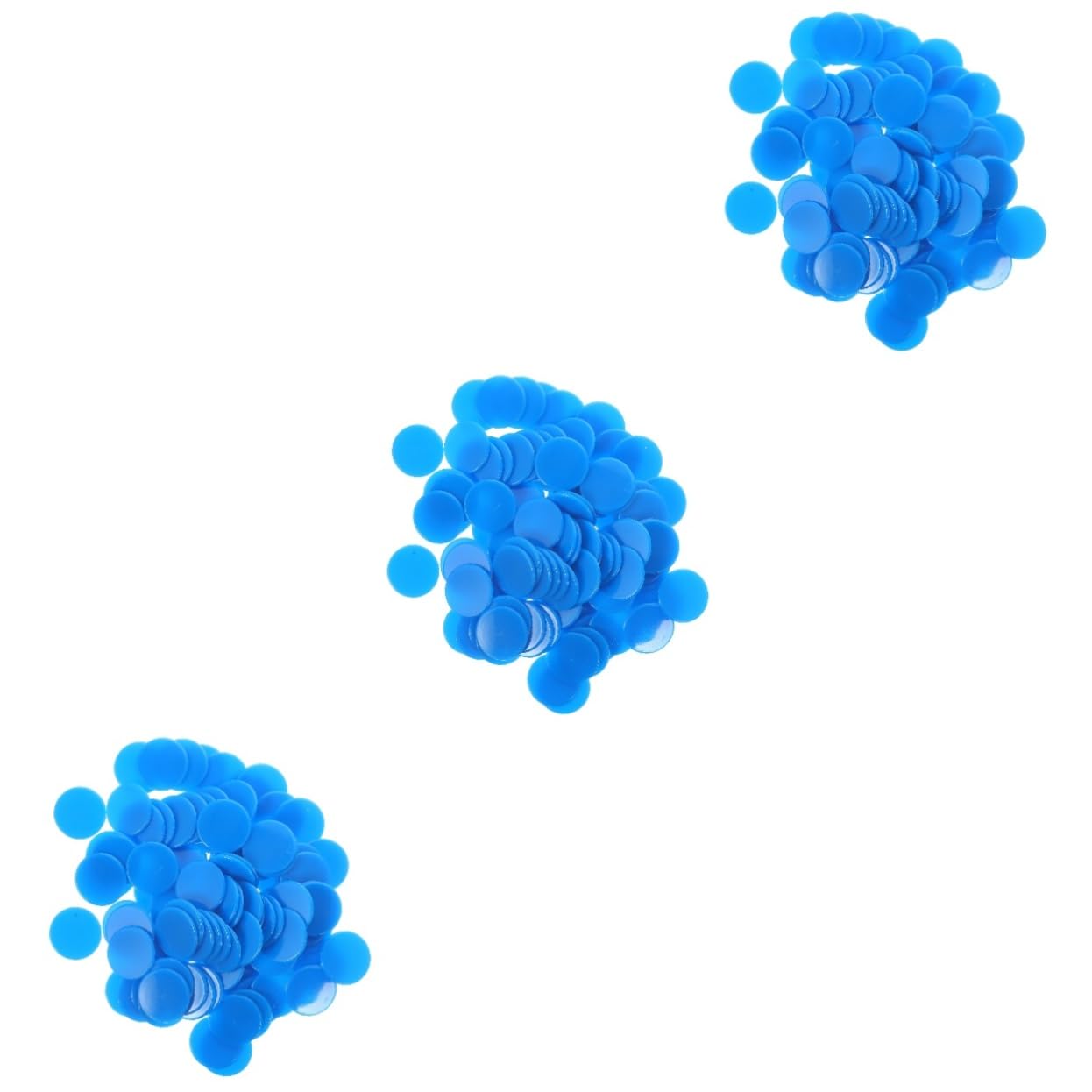 Totority 300pcs Colored Bingo Counting Chips Double-Sided Discs for Games Parties Educational Activities Versatile Reward Tokens for Counting Sorting