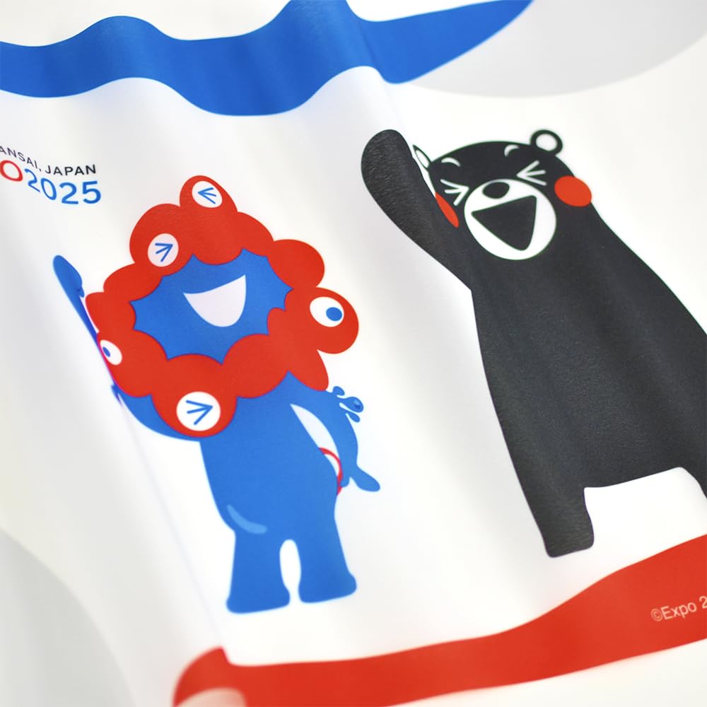 Amazon.co.jp: EXPO2025 ミャクミャク 【くまモン】 応援フラッグ 2025