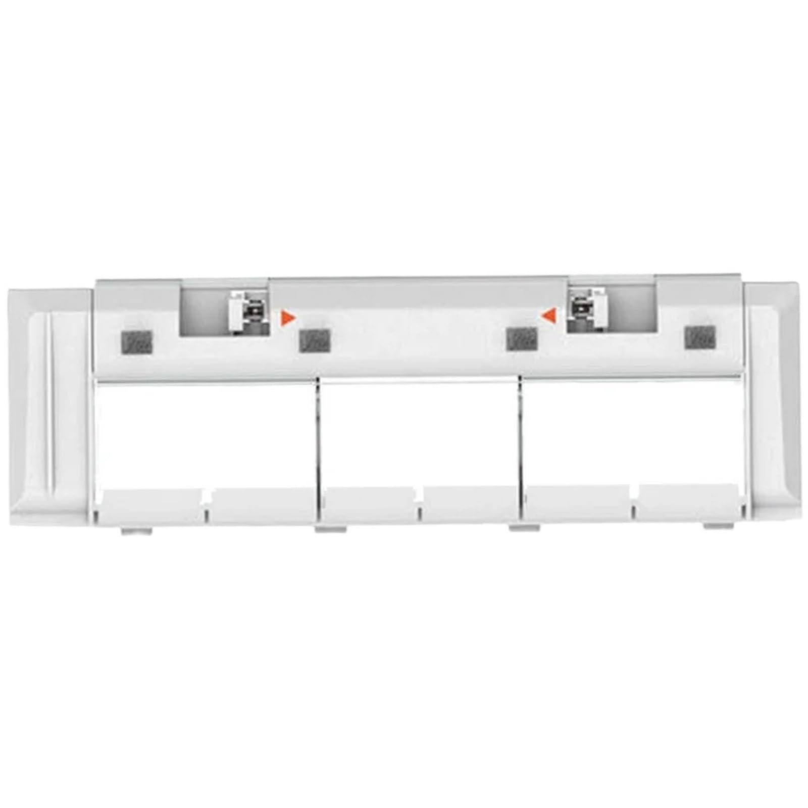 Genterun White Ribbon For Model 1T And 2C Robotic Vacuum Cleaner Main Brush Cover Replacement(White Ribbon)
