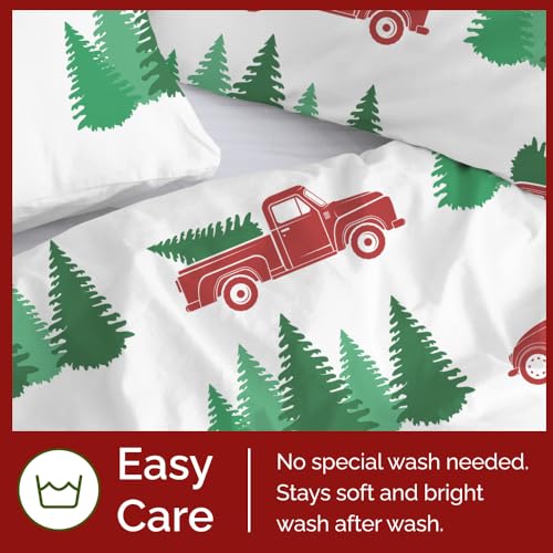 Image of Christmas Duvet Cover Cal King Size - 104 x 98, Christmas Tree 1