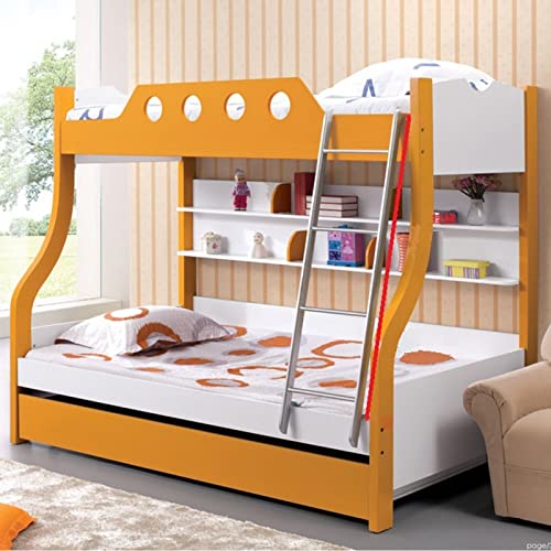 Escalera para litera ajustable de hierro con ganchos para hogar 6