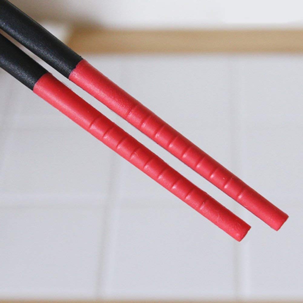 IPPINKA Lot de 2 baguettes en silicone Rouge 30 cm