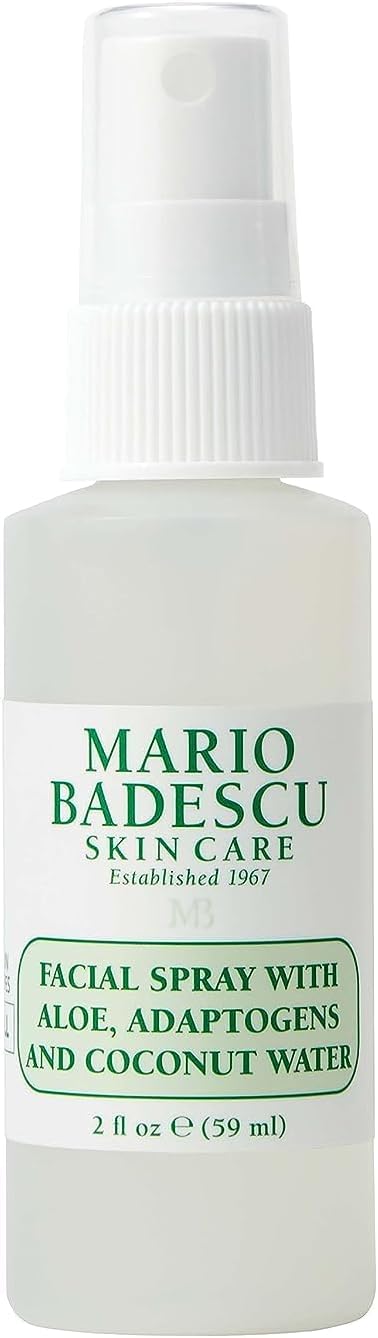 Setting Facial Spray Cleanser 59ml Mist with Aloe & Coconut Water, Refreshing and Hydrating Makeup Spray, Alcohol Free, Fragrance Free, Dye & Sulfate Free, Travel Suitable for Unisex