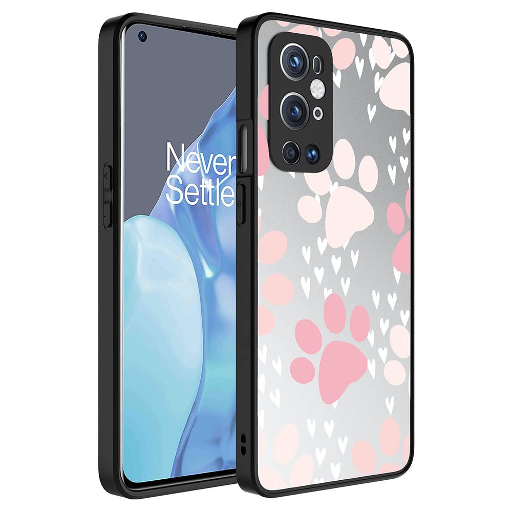 Zore One Plus 9 Pro Kılıf Aynalı Desenli Kamera Korumalı Parlak Mirror Kapak Pati