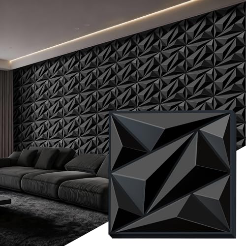 janasse 20 Pack 3D PVC Wall Panels for Interior Wall