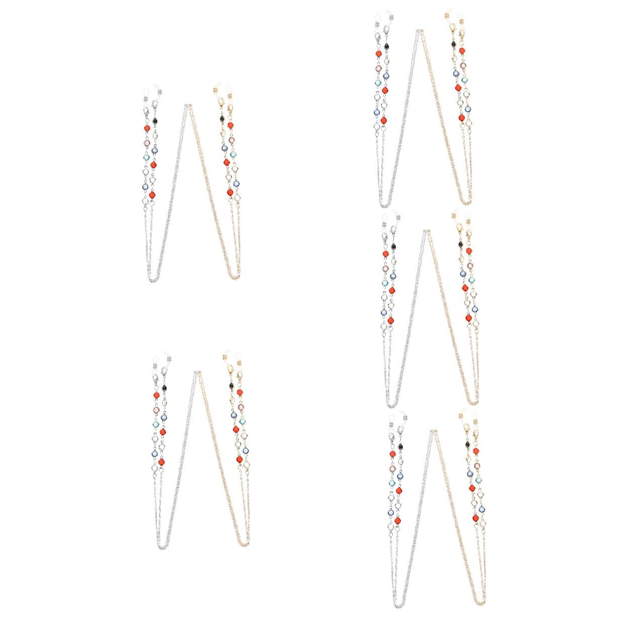 BESTYASH Catena Di Occhiali Custodia Per Gli Occhiali Moda Accessori Incantesimi Portaocchiali Porta Occhiali Intorno Al Collo Catena Di Dell'occhio Gel Di Silice