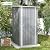 Patiowell 3 x 3 FT Outdoor Storage Shed,Small Garden Tool Storage Shed with Sloping Roof and Single Lockable Door, Outdoor Shed for Backyard Garden Patio Lawn, Grey