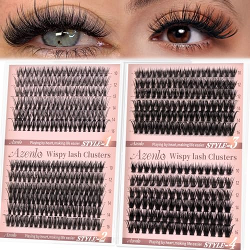 Cluster Lashes Azenlo 30D à 80D extensions de cils naturels pour débutants
