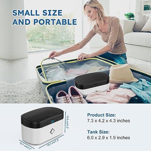 LifeBasis Ultraschallreinigungsgerät 500ml - Der Neueste Ultraschallreiniger 42KHz Touchscreen...