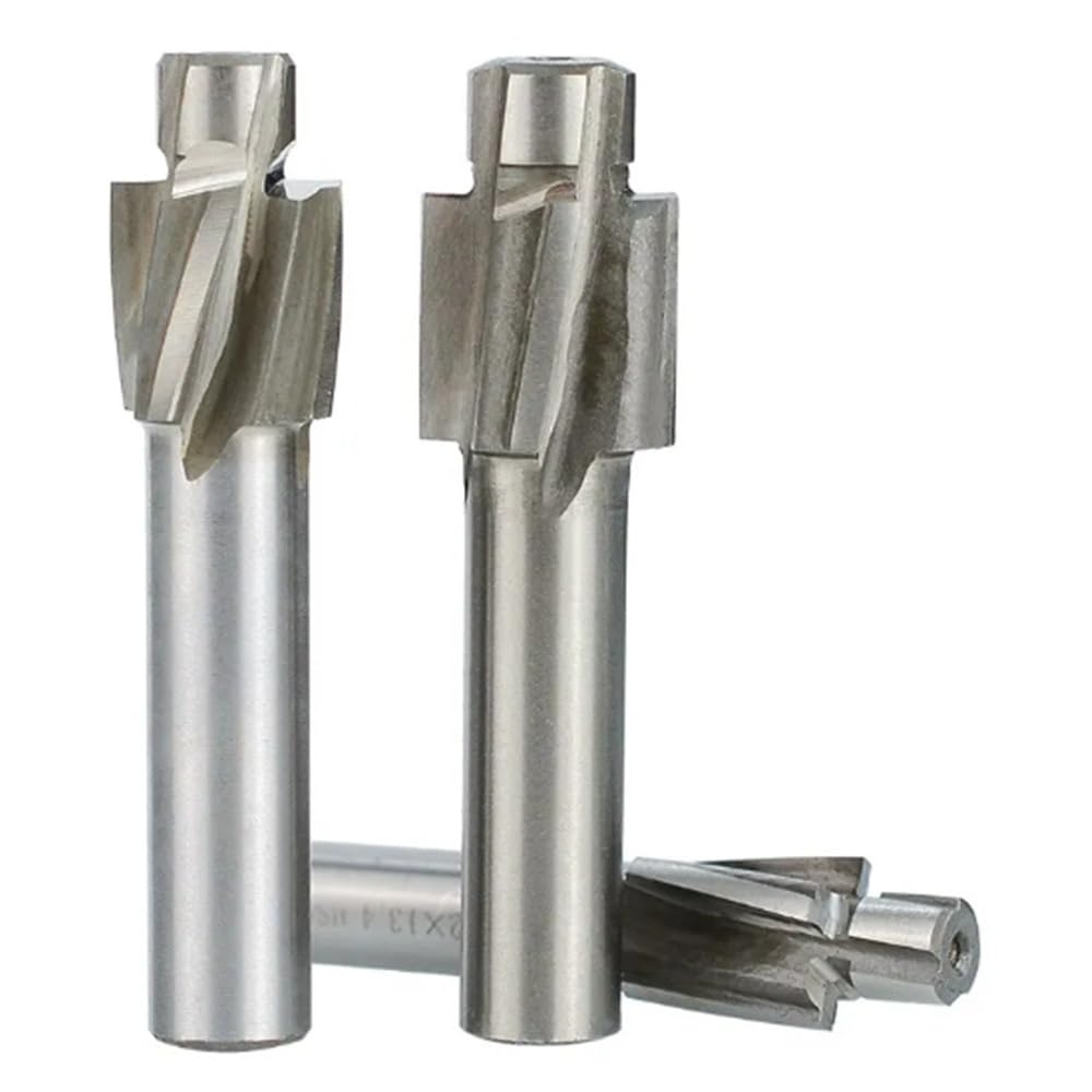 Herramienta de fresado Extremo avellanado, Fresa piloto HSS for Tapas Tornillos Agujeros Planos, Broca for Ranura M18 M20(M20)