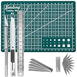 Fengirl precision carving craft hobby knife suit 1 exacto knife 11 stainless steel exacto blades one