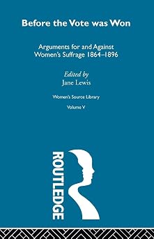 Before the Vote was Won book cover