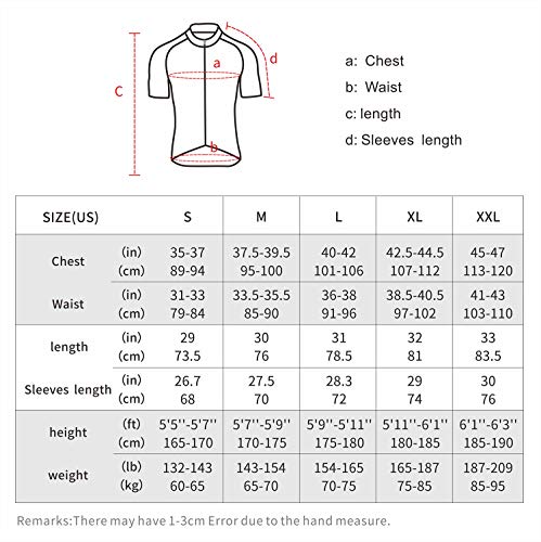 BERGRISAR Maglia Ciclismo Uomo, Maglia Bici MTB