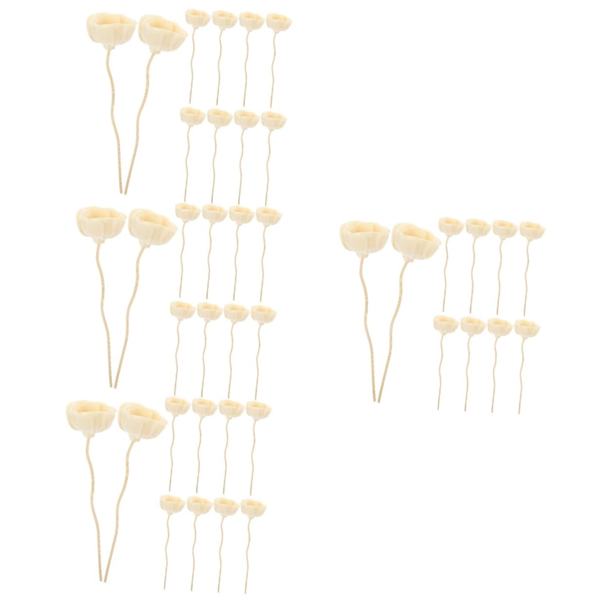 POPETPOP 4 Sätze Aromatherapie-rattanblume Aromasticks Diffusor Duft Diffusor Stöcke Nachfüllung Drinnen Öl-Sticks Ätherische Ölen 10 Stück * 4