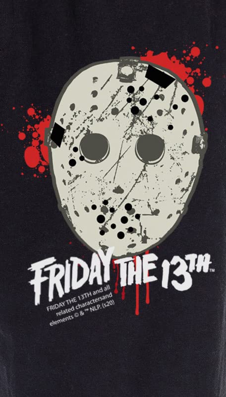 Friday The 13th Men's Jason Voorhees Hockey Mask Loungewear Sleep Bottoms Pajama Pants3
