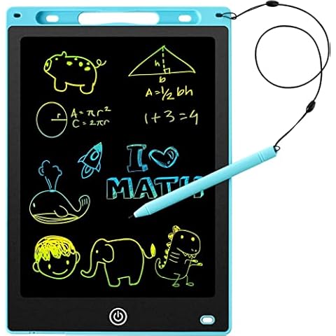 LauCentral Writing Tablet 10inch Doodle Board - Colorful Screen Toddler Drawing Pad, Educational Learning Girls Toys Gifts for 3 4 5 6 7 8 Year Old Kids Girls Boys Birthday Gifts for Kids (‎TY003B-VC) Cover