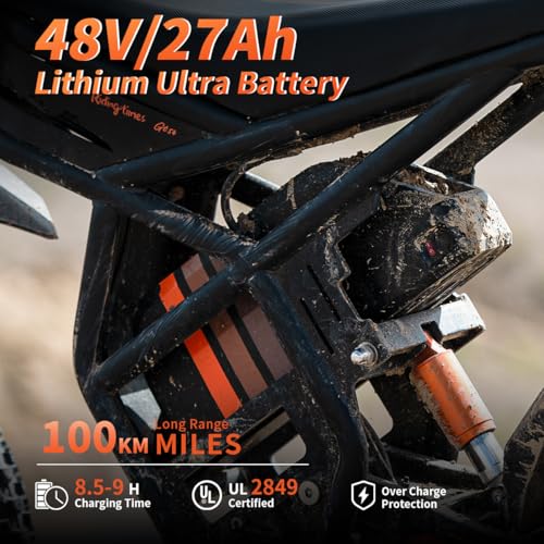 Image of Bootime GT73 / GT73 Pro Electric Dirt Bike for Adults Teens 6000W - 50 /37 MPH High-Speed, Dual Removable Battery(60V /48V)