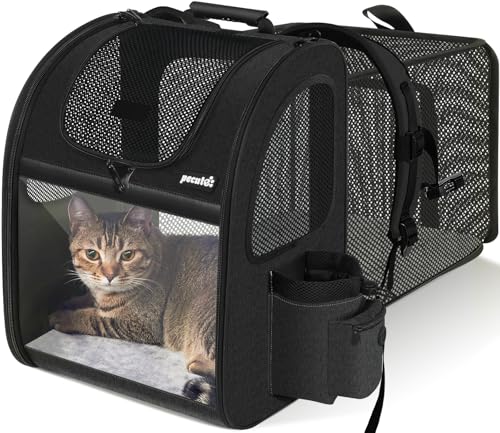 Pecute Pet Carrier Backpack, Dog Carrier Backpack, Expandable with Breathable Mesh for Small Dogs...*