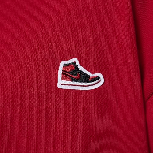 Air Jordan 1 Big Kids' Patch T-Shirt (Varsity Red, 95C899-H15)4