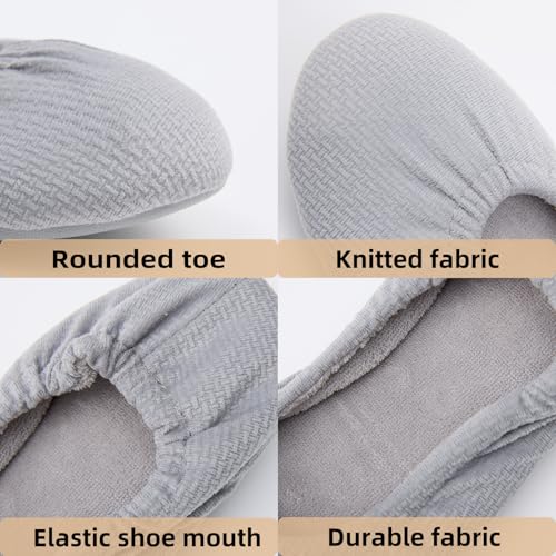 Narrow Ballerina Slippers for Women Comfortable for Travel Concert Stretchy Pull on Anti-Skid Comfy Warm Ballet Style Shoes All Season Wear4