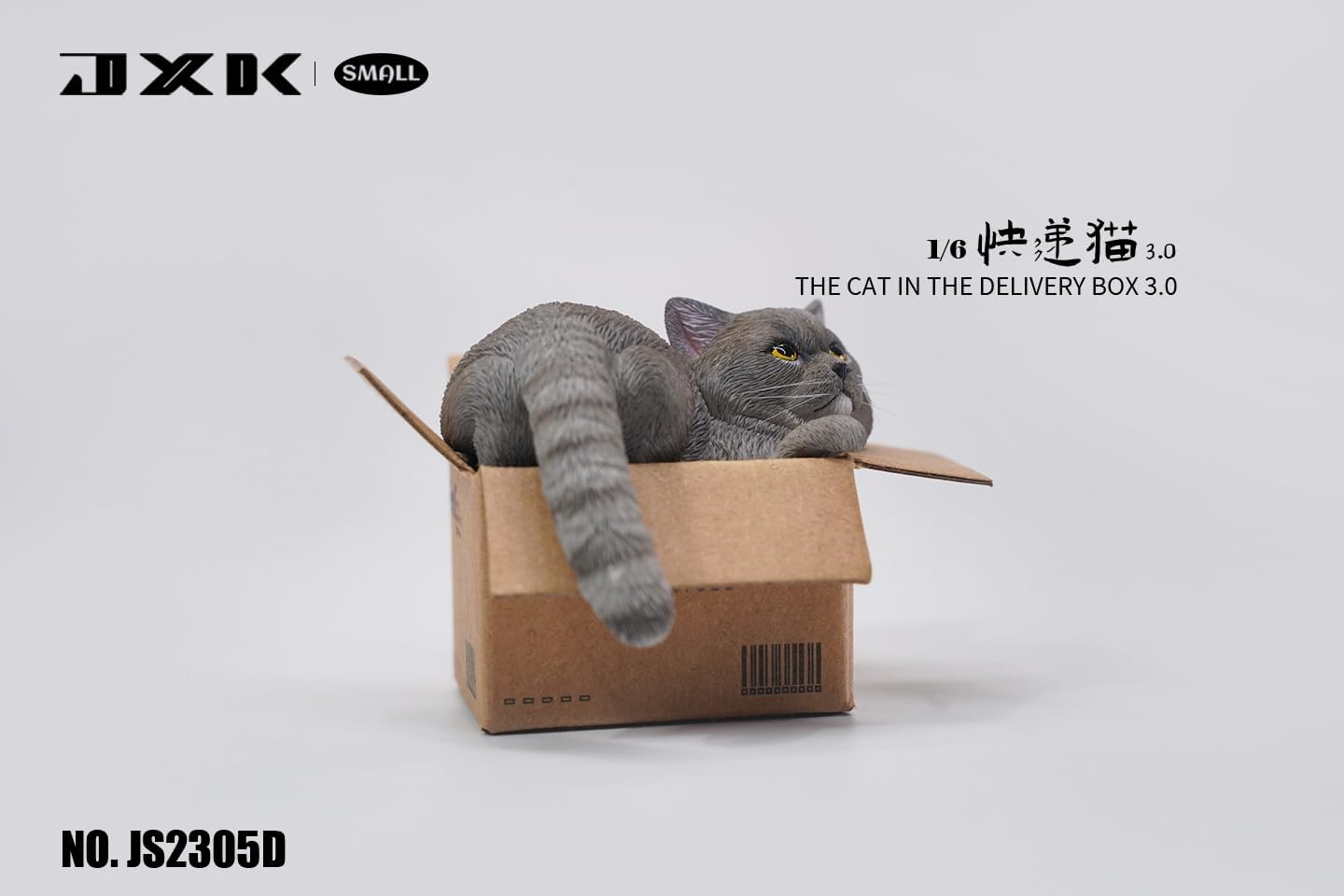 JXK Small Cat Statue - Durable Polyresin Figurine with Intricate Details for Table Decor - Gifts for Cat Lovers