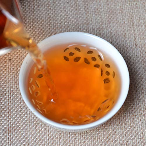 通用 Puer Black Tea 357g PU erh Tea Torta madura Yunnan Jingmaishan Premium Old Tree Tea - Imagen 8