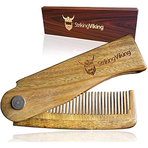 Striking Viking Folding Wood Comb Cover