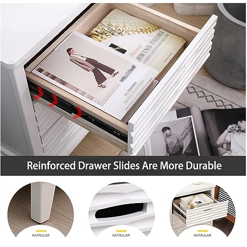 Table de chevet JATIBOSH pour petits espaces afin de ranger une chambre encombrée - 5