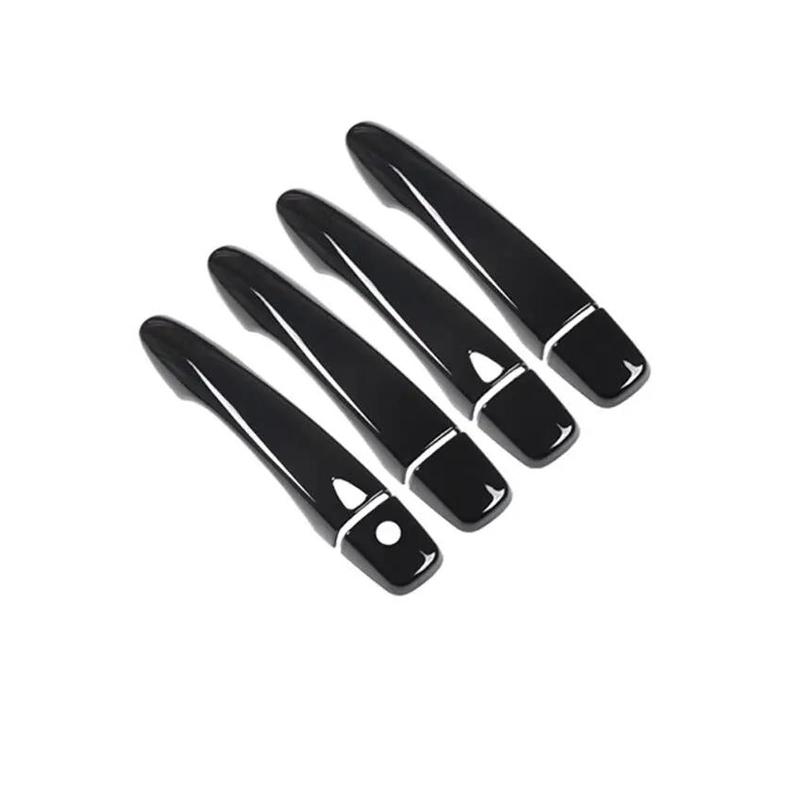Fkhbzm Black 2 Buttons Car Exterior Door Handle Cover Trim Accessoires For Nissan For Qashqai J11 2014-2021(Black 2 Buttons)