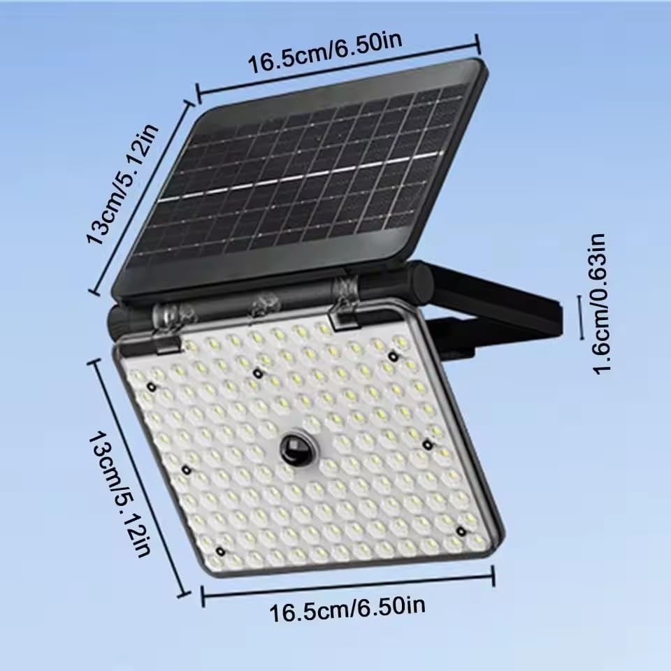 Lumière extérieur avec télécommande étanche et pliable haute performance