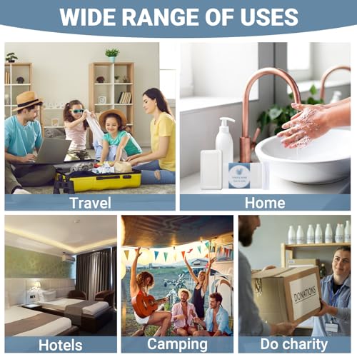 Image of Kacctyen 600 Pcs Mini Bar Soap Bulk Individually Wrapped Hotel Hand Soap
