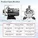 Water Transfer Pump, 115V 1/10HP 330GPH Utility Water Pump Electric With 6ft Suction Hose Kit, Portable Small Water Pump For Pool Draining, Removing Water From Rain Barrel, Aquariums, etc.
