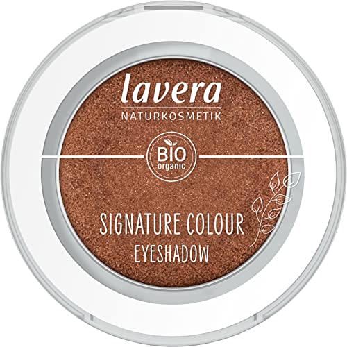 lavera Signature Colour Eyeshadow -Amber 07- bronze, Organic Almond Oil & Vitamin E, Vegan, Shimmering