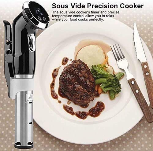Sous Vide Cooker 1500W Ultra-fast Heat-up Immersion Circulator with Accurate Time Temperature Control Stainless Steel