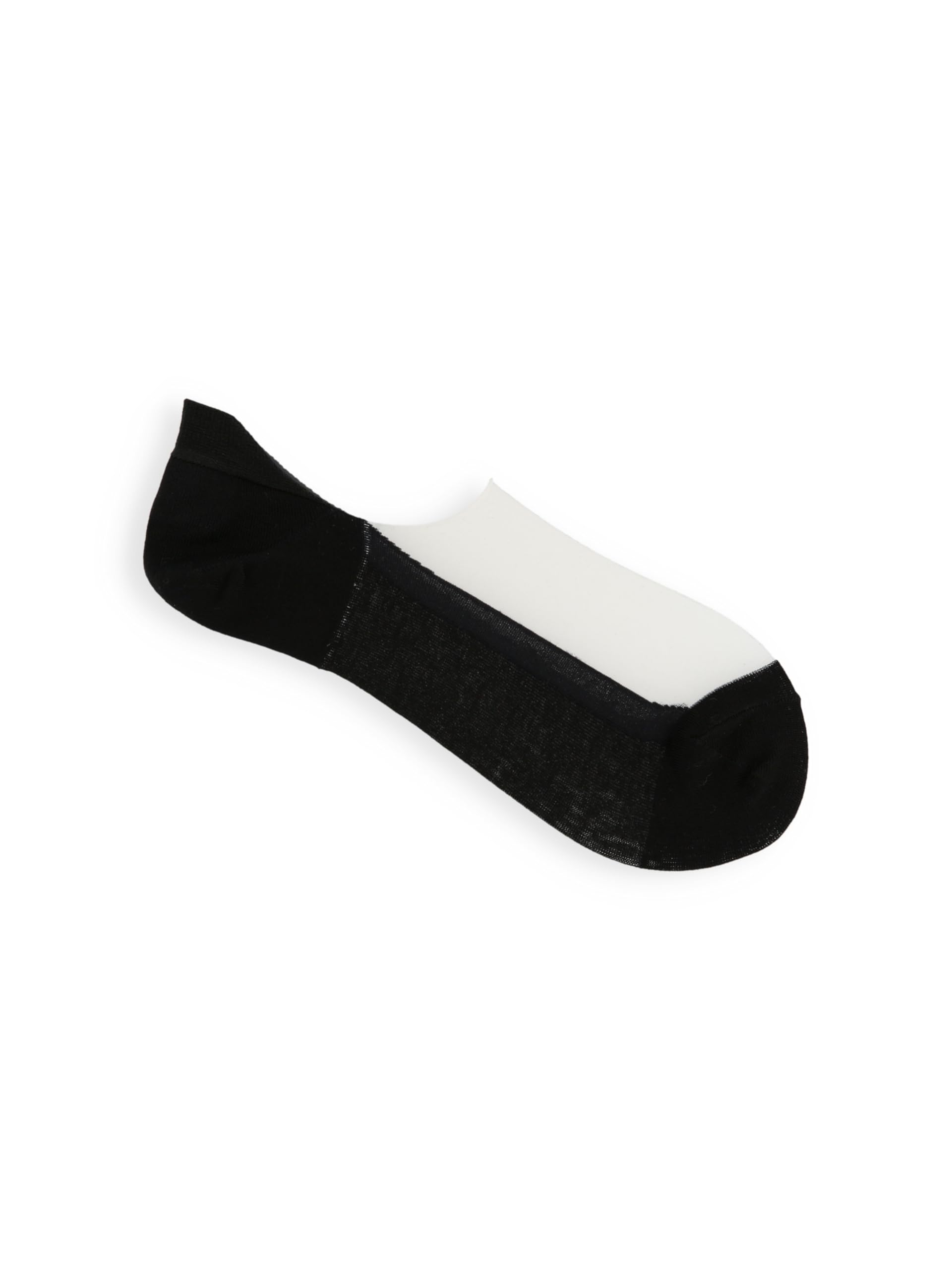 Tabio Sheer Heel Guard Cover Socks Black Light Beige Made in Japan
