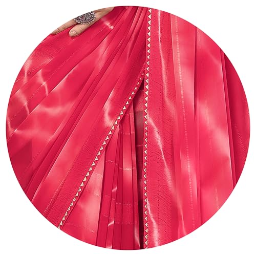 Image of MIRCHI FASHION Women Saree Shibori Print Chiffon | Elegant Festive and Functional Sari for All-Day Comfort with Matching Blouse
