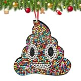 WALENGIF Poop Ornament - Funny Poop Gifts - Poop Christmas Ornaments 2026 - Cat Dog Pooping Christmas Tree Ornaments - Ugly Christmas Ornaments Funny Novelty Gifts for Adults Dog Lover Women Men