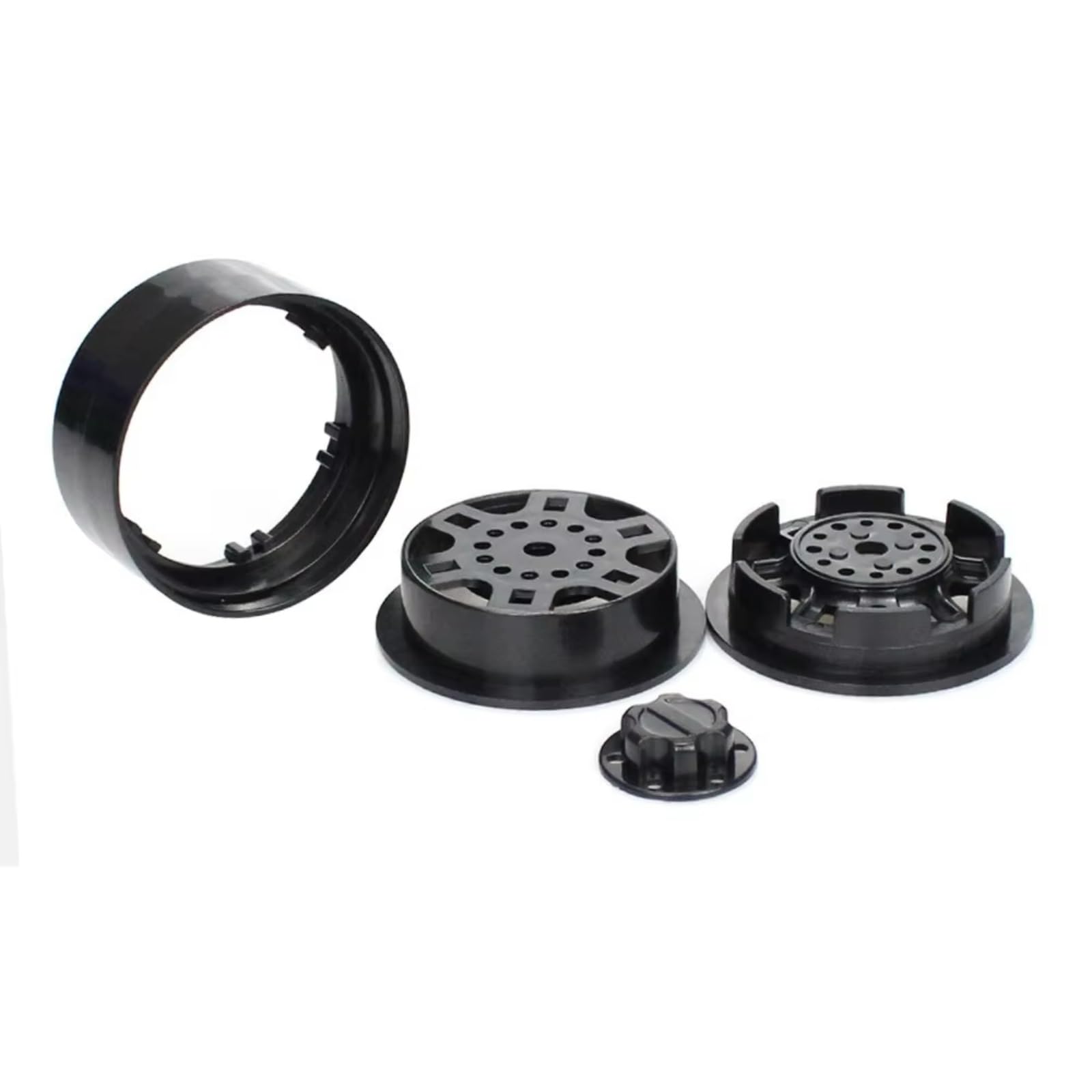 1,9 Llantas Plástico Beadlock para Axial para SCX10 D90 D110 1/10 | Mejoradas automóviles RC Llantas plástico livianas reducen inercia dirección Fácil instalación llave Repuesto