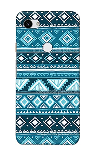 Image of PRINTFIDAA Coloured Tribal Pattern Hard Back Cover for Google Pixel 3A, G020A, G020E, G020B Back Cover -(P6) KAT1008