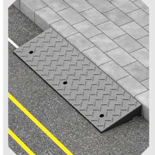 Alfombras Rampa de Goma y Plástico Resistentes a la Carga y al Desgaste, Aptas para Bordillos de Automóvil y Umbrales de Puertas miniatura 5