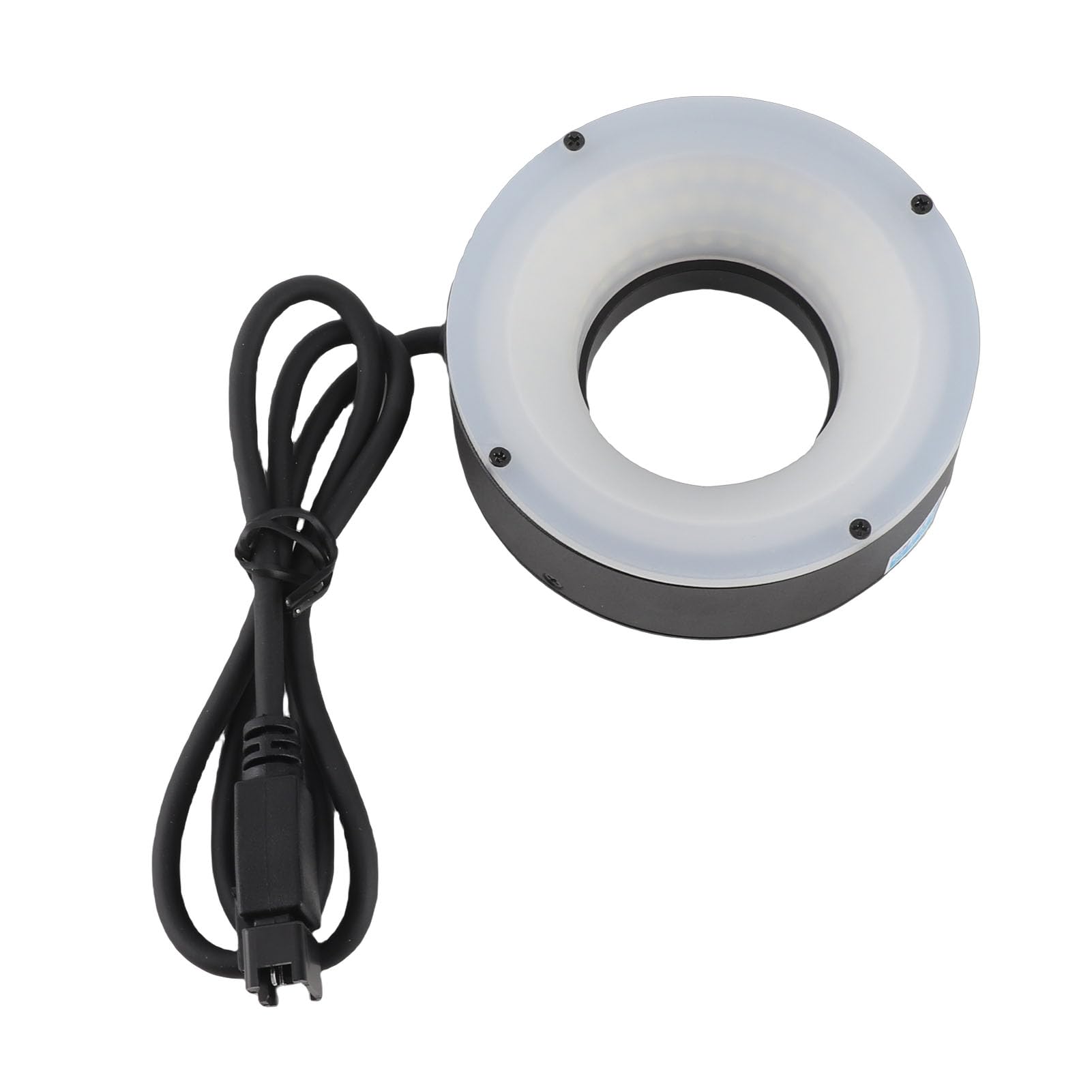 Microscopio estéreo con luz LED, lámpara de aleación de aluminio de 24 V con iluminación potente para cámara industrial, binoculares y tornos pequeños, 30 mm de