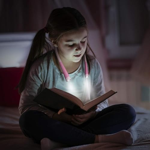 Miniatura 6 de Glocusent Luz LED de lectura para el cuello, luz de libro para leer en la cama (paquete de 2)