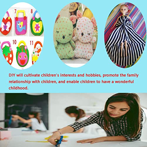 50 Pcs 4" X 4" Craft Fabric, Craft Bundle Patchwork, Pre-Cut Quilt Squares, Quilting Fabric Bundles With Sewing Kit For Diy Artcraft Pattern #TOP5