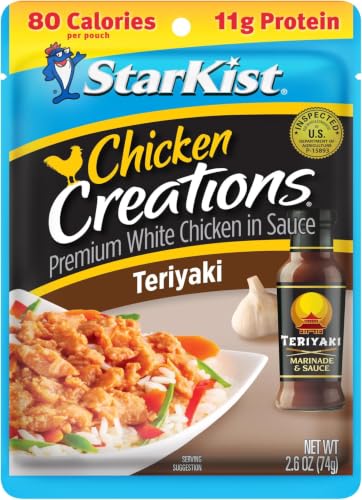 Image of StarKist Chicken Creations Teriyaki, Single Serve Pouch, 2.6 oz (Pack of 8)